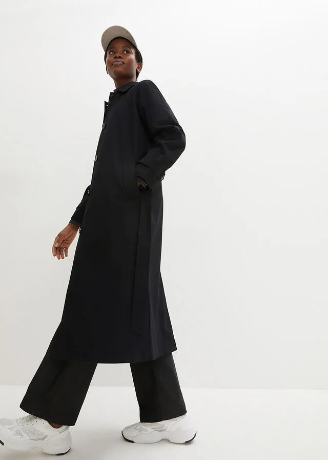 Gabardina Negro