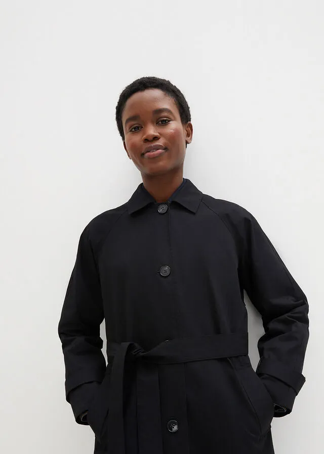 Gabardina Negro