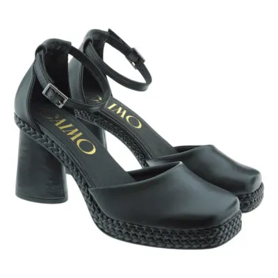 GAIMOGaimo Zapatos Tacón Negros Piel Pulsera Elia