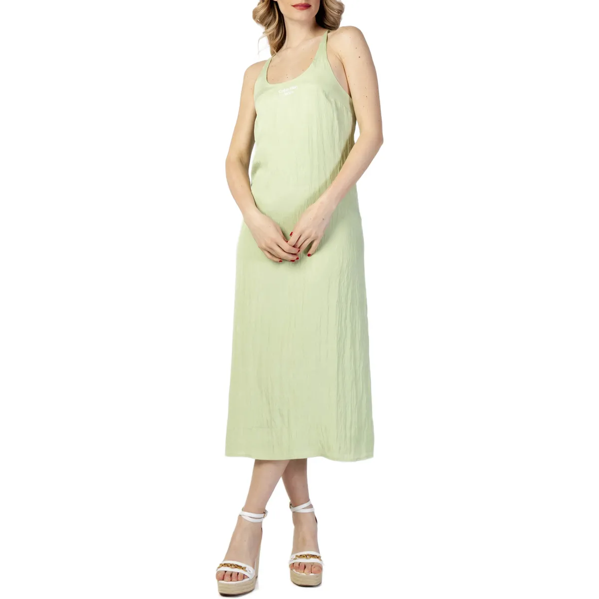 GLAZED FABRIC MAXI D J20J218341