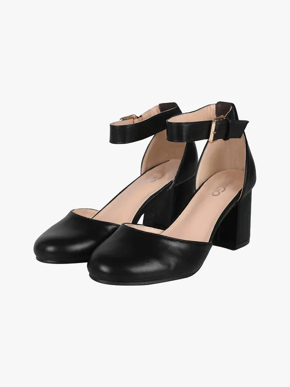 Gogo Shoes Zapatos de salón de mujer con correa en el tobillo.