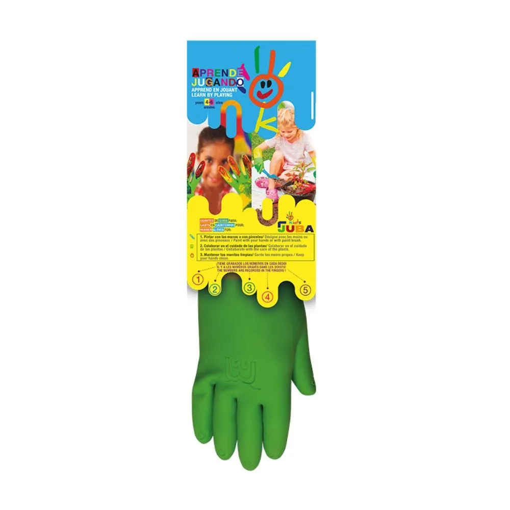 GUANTE JUBA DE LáTEX NATURAL PARA NIñO (1 PAR)TALLA 4Y