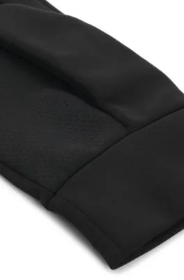 Guantes de correr con función táctil y logos estampados