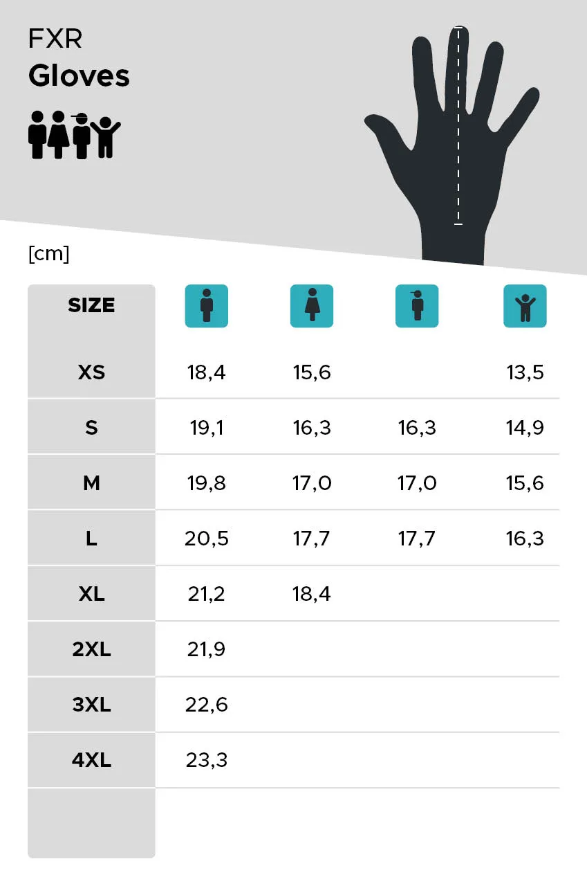 GUANTES DE CROSS FXR PRIME NEGROBLANCO 