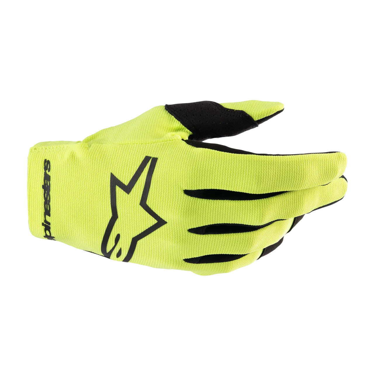 GUANTES DE CROSS NIñO ALPINESTARS RADAR AMARILLO FLUONEGRO
