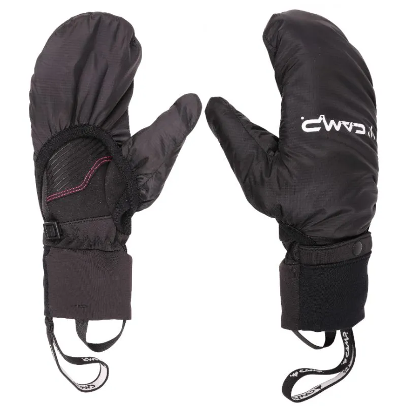GUANTES DE ESQUíMONTAñISMO PARA MUJER CAMP G COMP WARM (NEGRO / AZUL CLARO / FUCSIA)