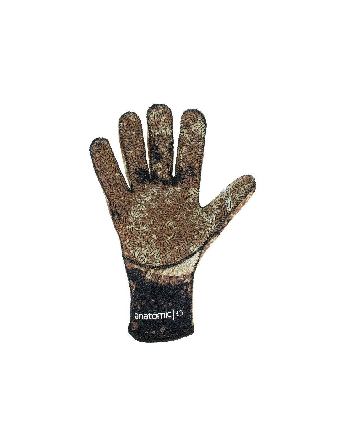 Guantes de pesca submarina Seac Camo 3,5 MM Marron