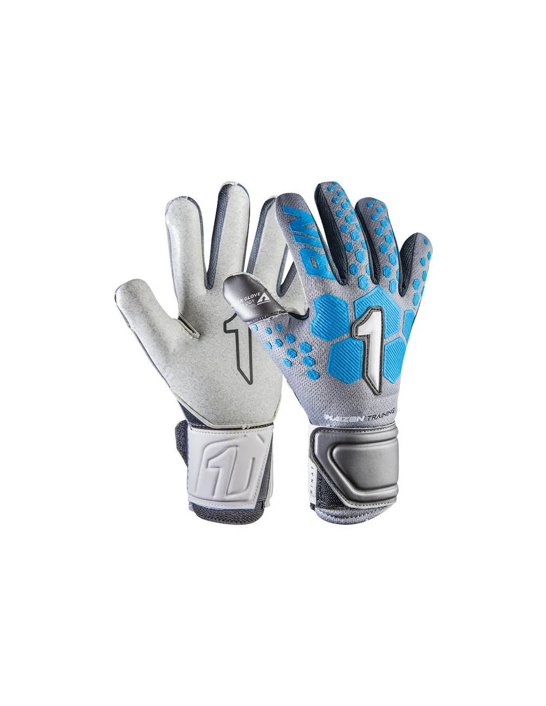 Guantes de portero Rinat Kaizen Training Infantil Gris/Azul
