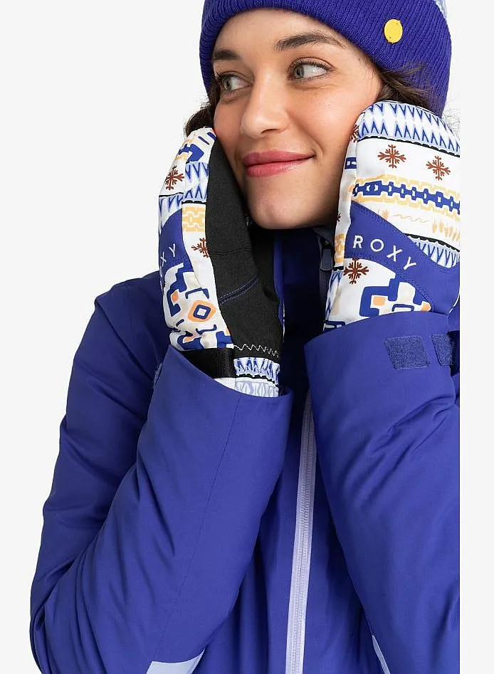 GUANTES ROXY JETTY MITT  WBB7/BRIGHT WHITE CHANDAIL  WOMEN´S