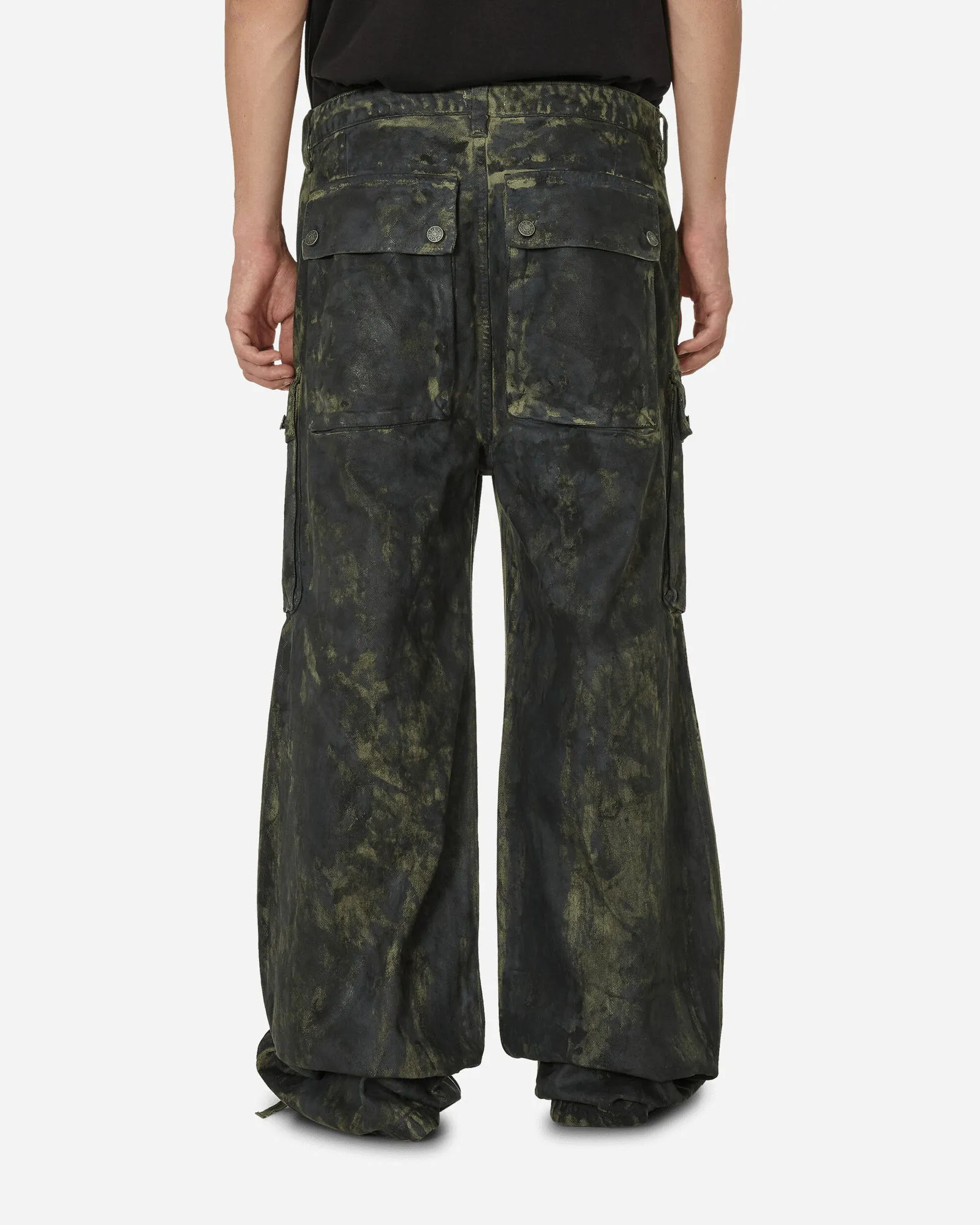 GUESS Combat Coated Paint Pants