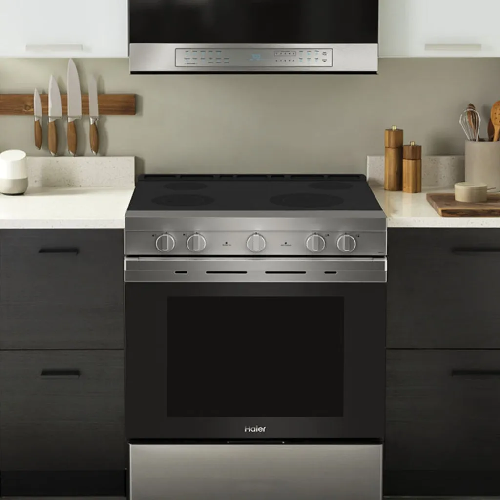 Haier Cocina Eléctrica 30 Vitrocerámica, QCSS740RNSS