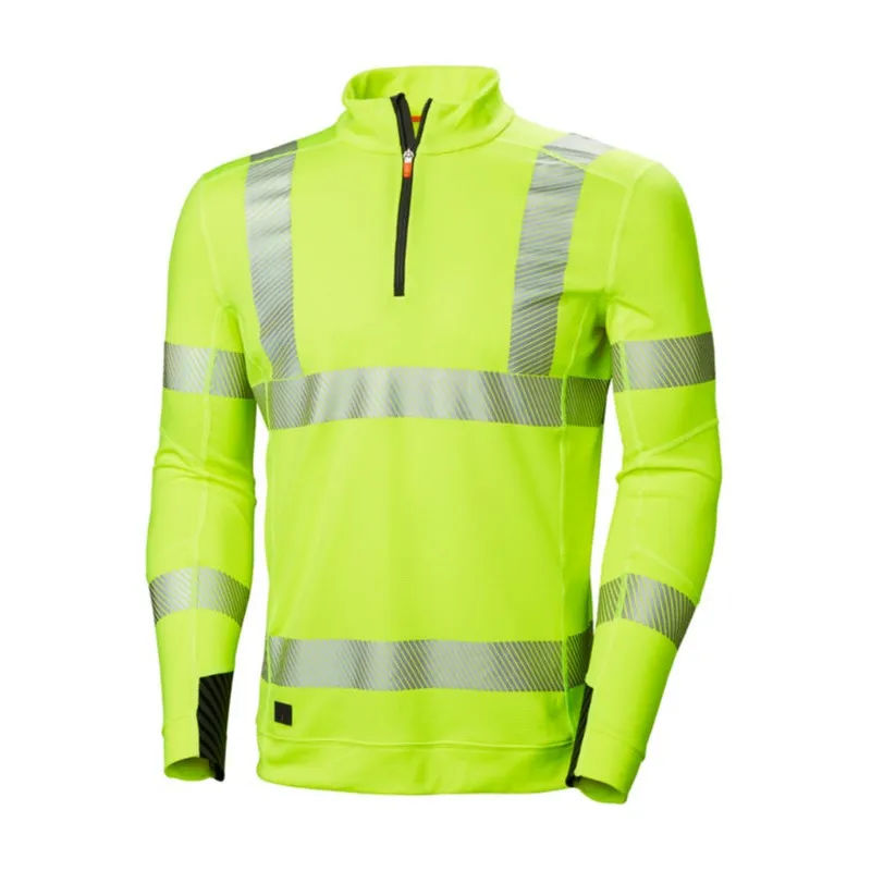 Hh Lifa Active Hi Vis Half Zip 75110