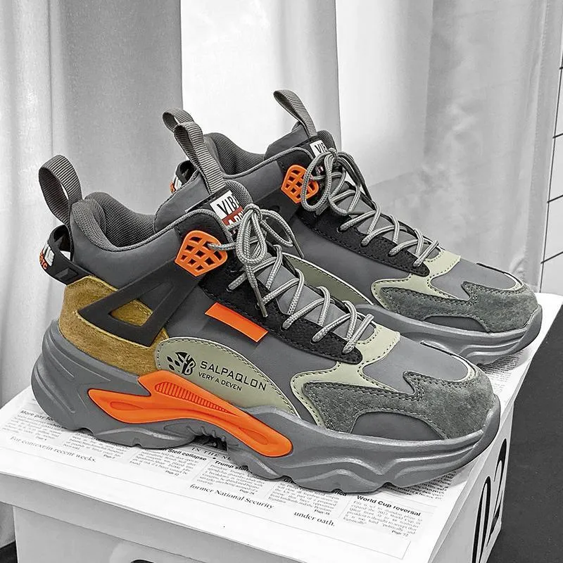 High Top Men en 2023, New Autumn and Winter Men's para adolescentes, carrera informal, zapatos deportivos de baloncesto, pl