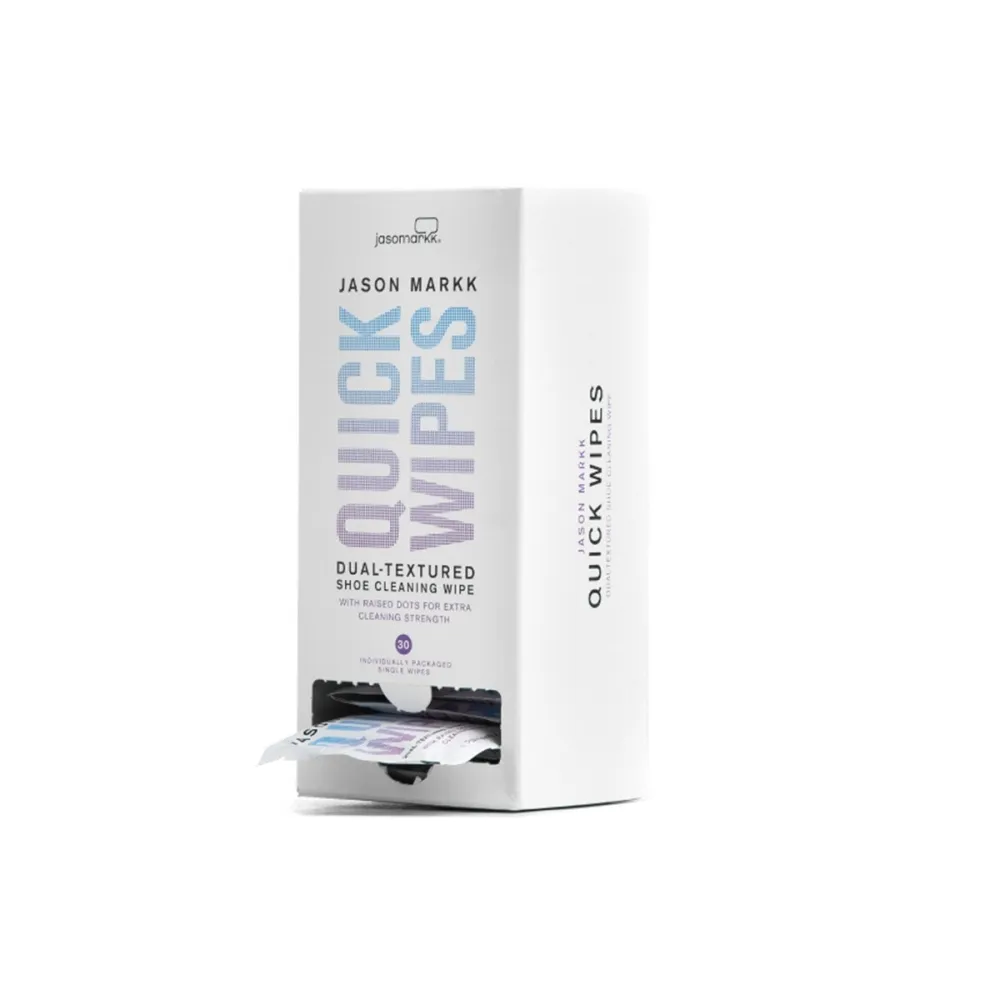 jason markk quickwipes 30 pack artículos de limpieza 0417