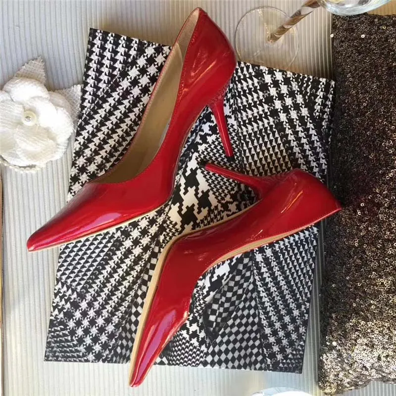 JIMMY CHOO MUJER ROMY 85 ZAPATOS DE TACóN PUNTIAGUDO DE CHAROLROJO
