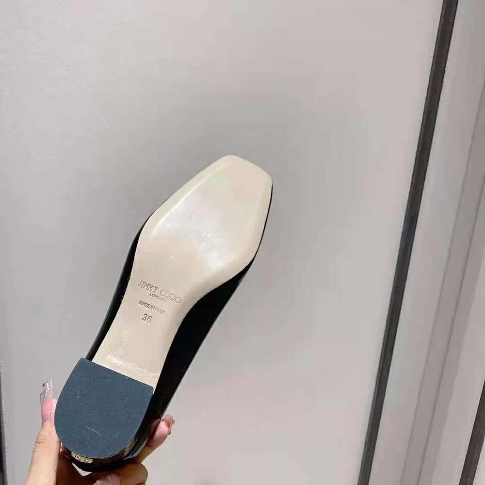 Jimmy Choo Mujer Rydea Pump 45 Zapatos De Tacón De Piel De Napa Negros