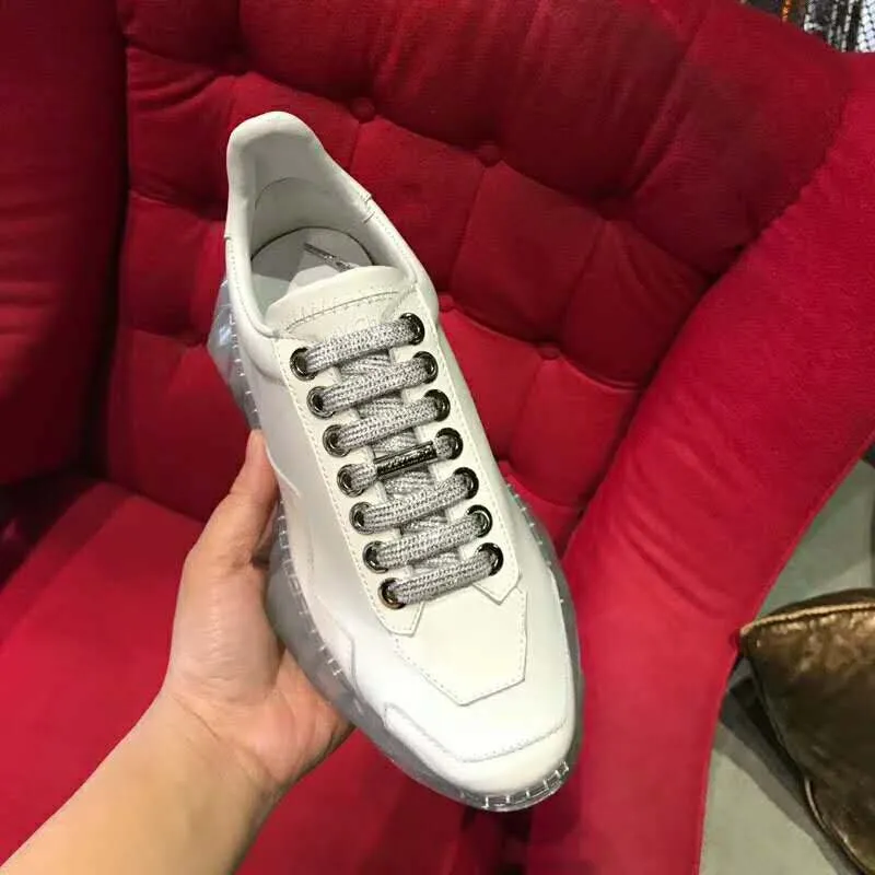 Jimmy Choo Zapatos Mujer Diamond/F Piel De Becerro Blanco Con Zapatillas Bajas Charol Piel metalizada