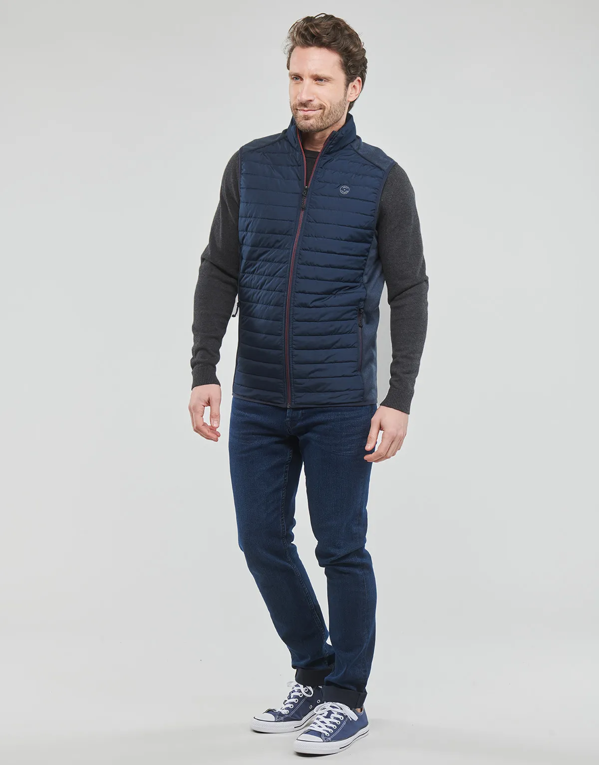 JJEMULTI BODYWARMER COLLAR
