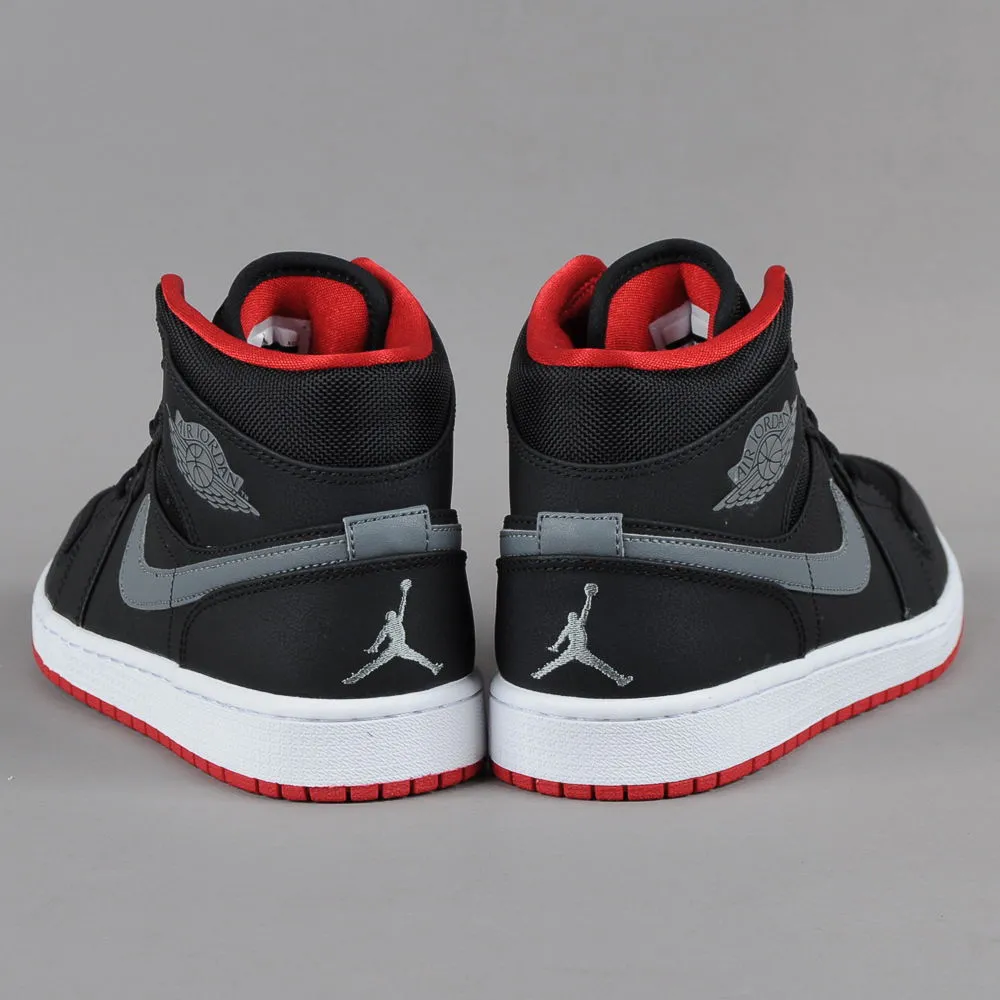 Jordan Air Jordan 1 Mid "Cool Grey Gym Red"
