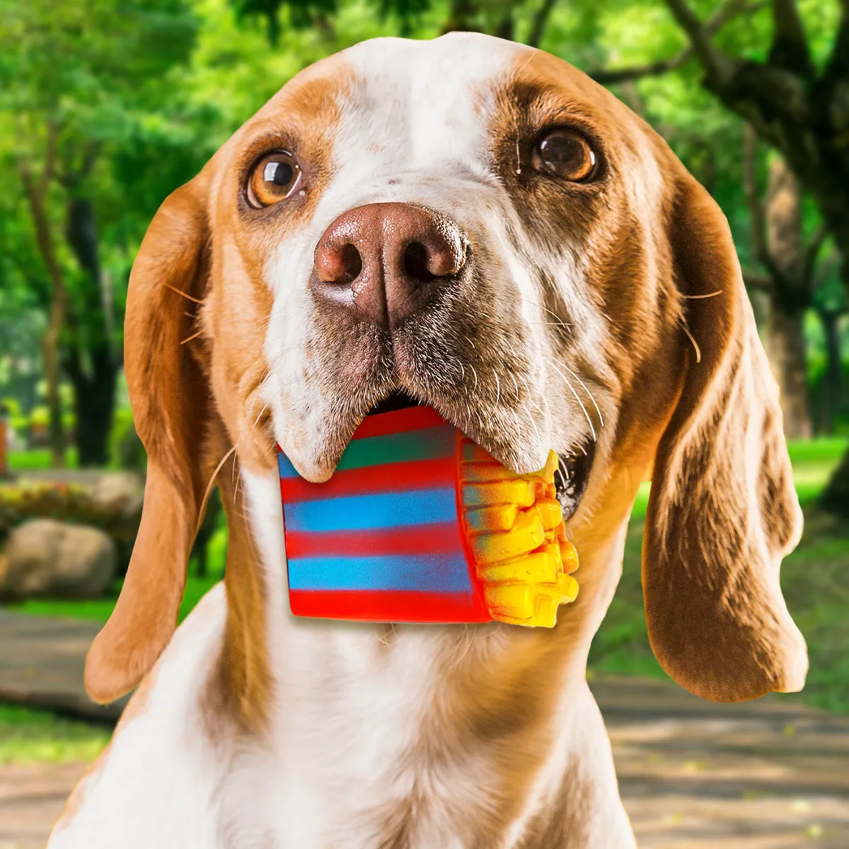 Juguete con Diseo de Papas a la Francesa para Mascota
