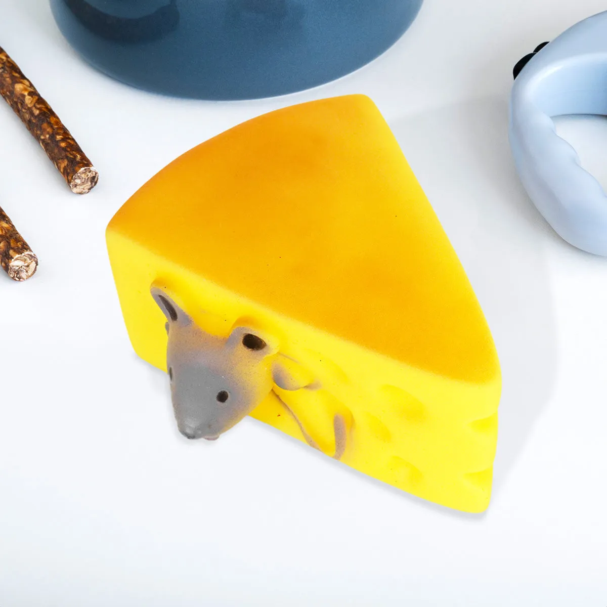 Juguete con Diseo de Queso para Mascota