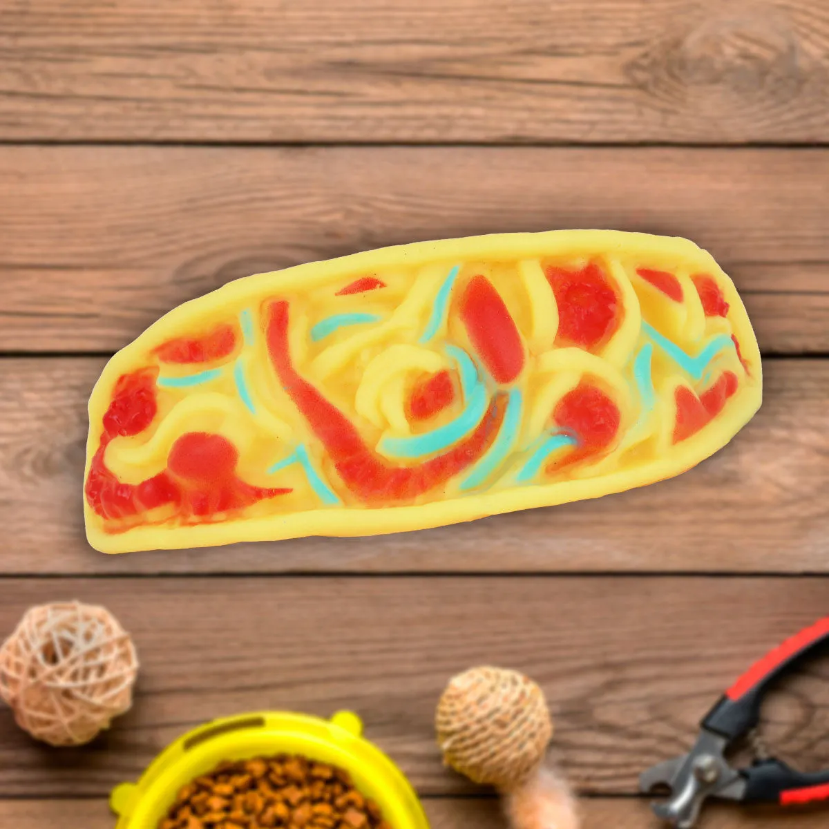 Juguete en Forma de Taco para Mascota