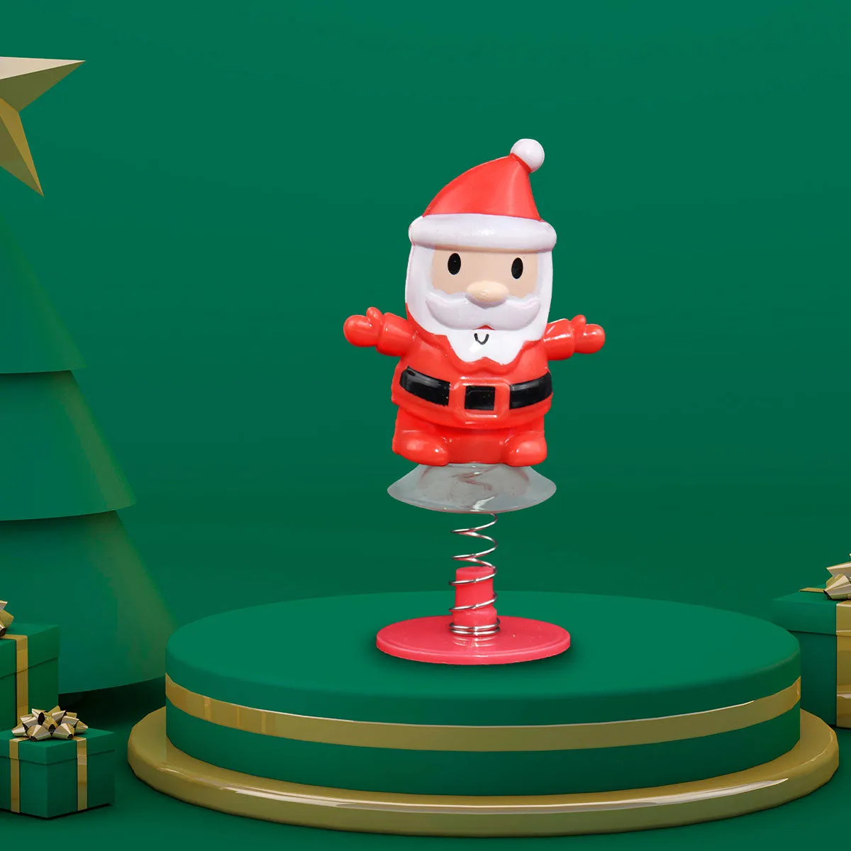 Juguete Saltarín en Forma de Santa Claus