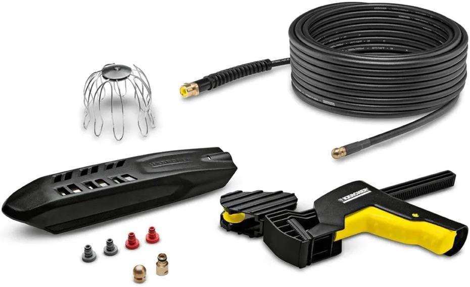 Kit de limpieza Karcher para tuberías y canalones PC20