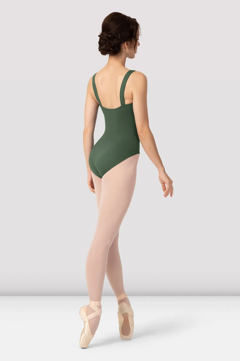 Ladies Thara Lace Up Camisole Leotard