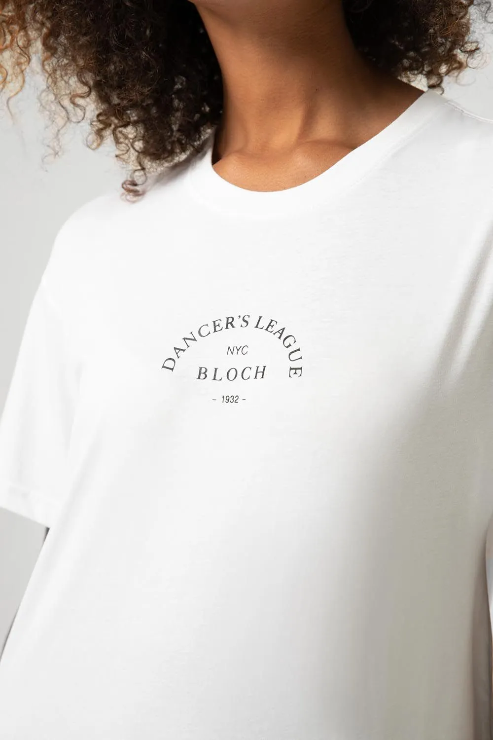 Ladies Tonal Bloch Print Oversized Tee