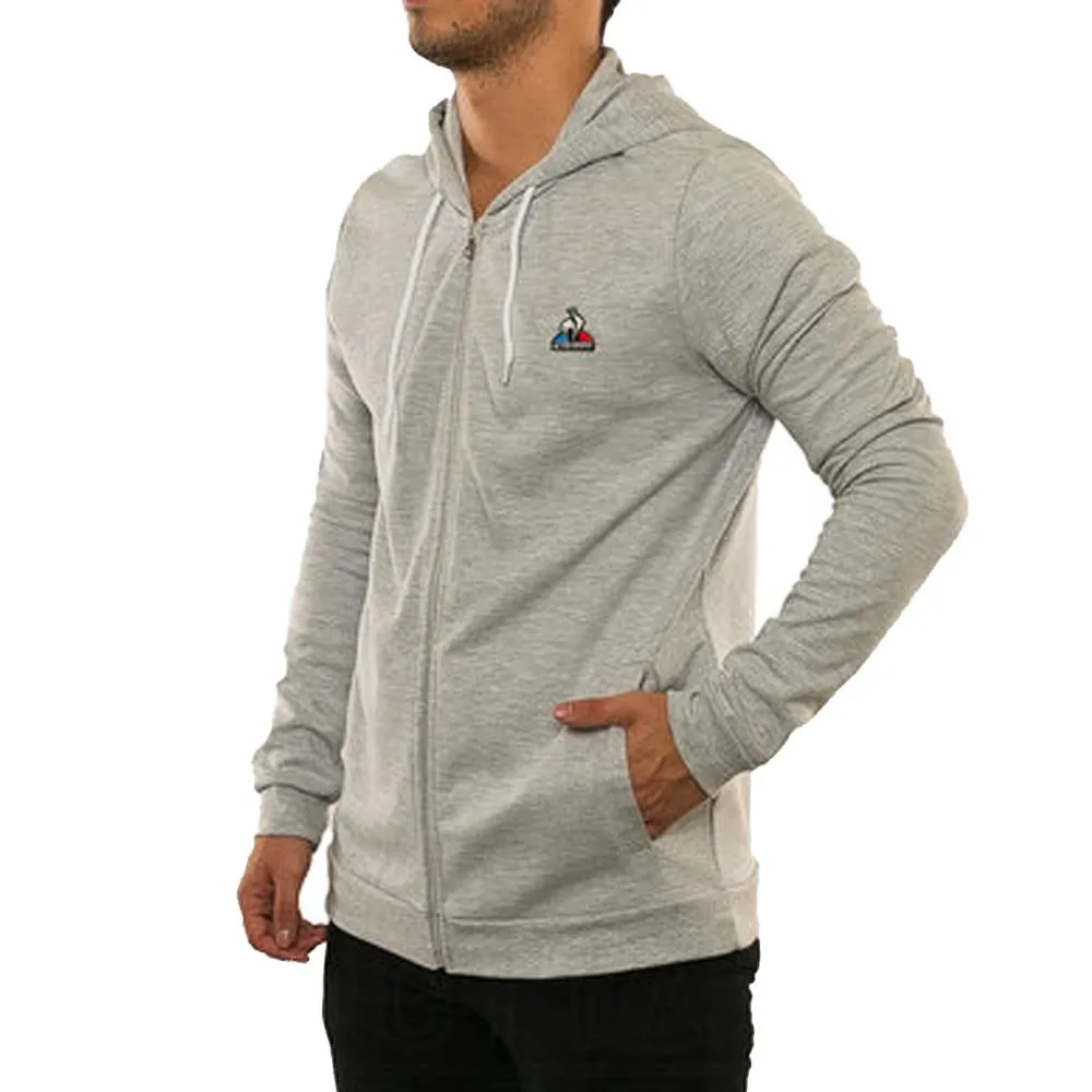 LE COQ SPORTIF CAMPERA  ESS HOODIE JACKET GRIS MELANGE