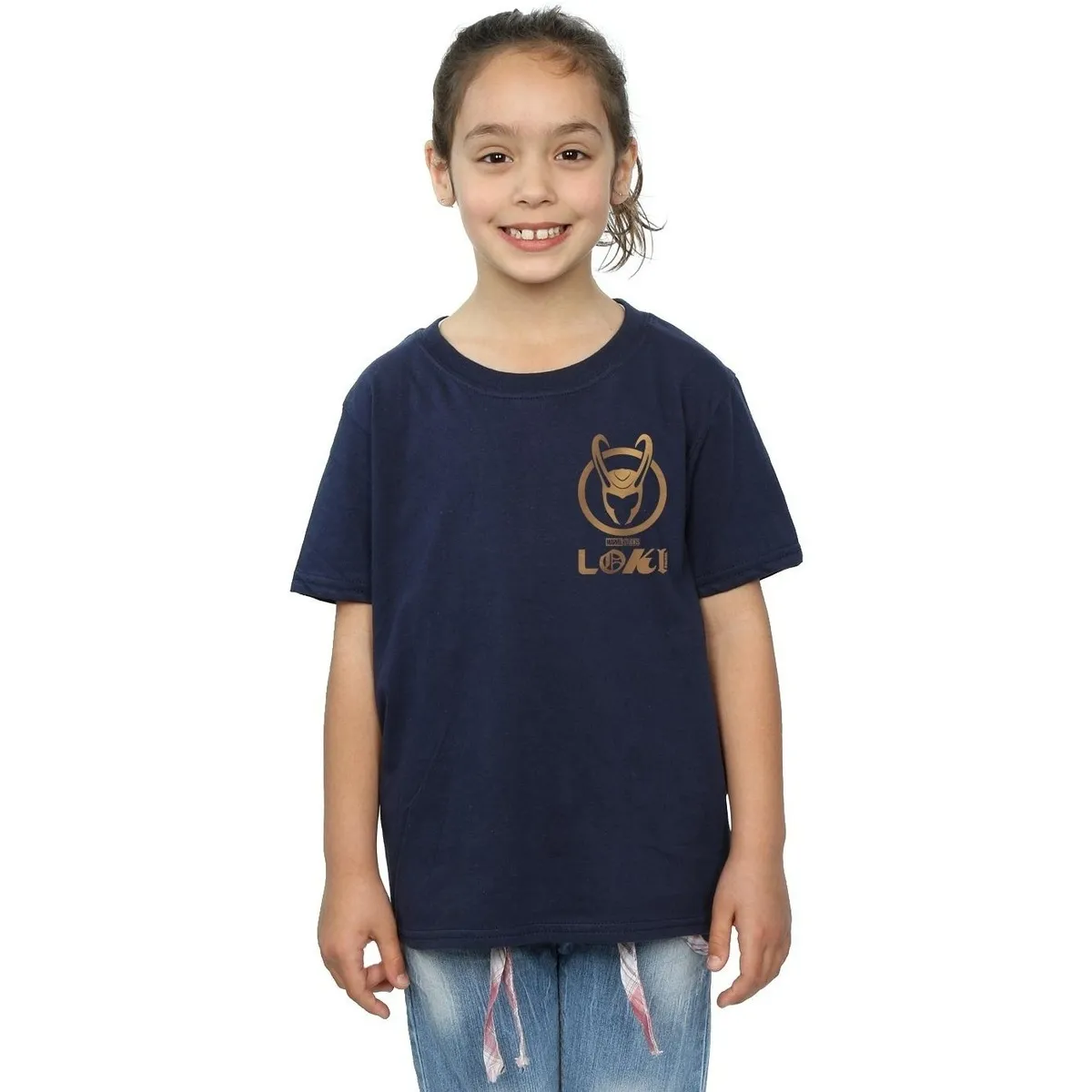 Loki Horn Logo Faux Pocket