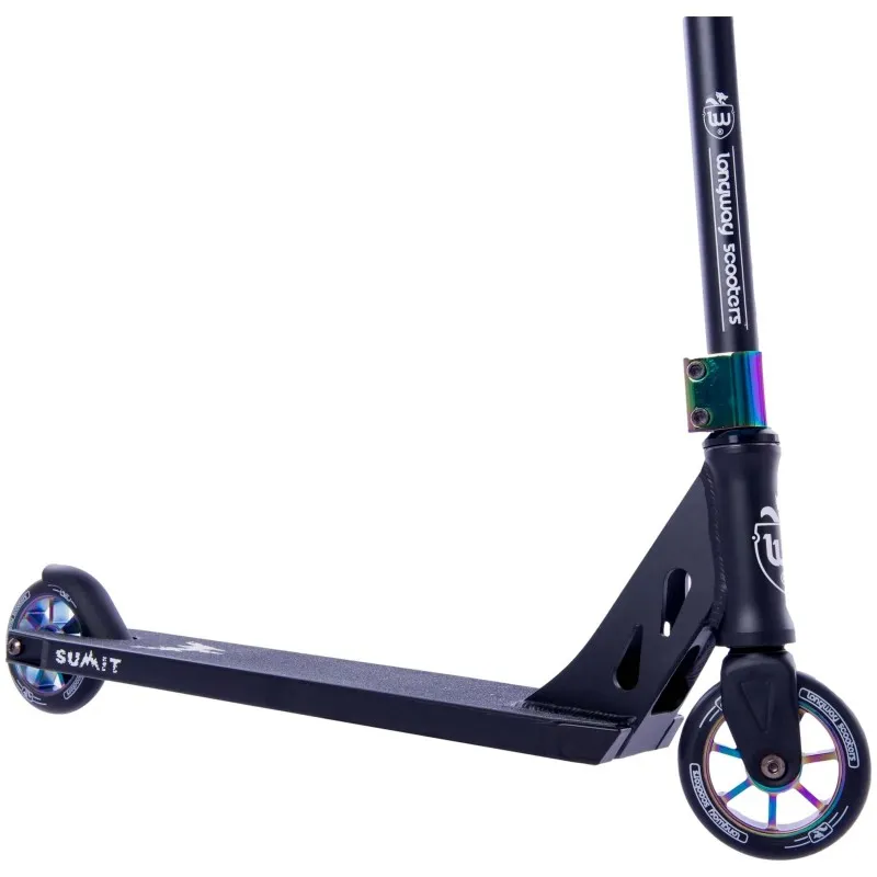 LONGWAY SUMMIT BLACK/NEOCHROME COMPLETE SCOOTER PATINETE