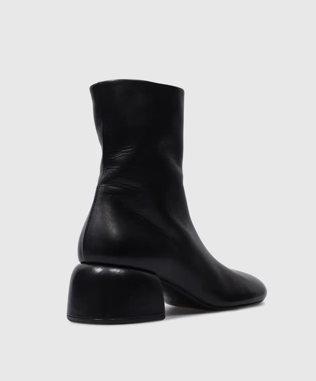 Marsell Basata black leather ankle boots