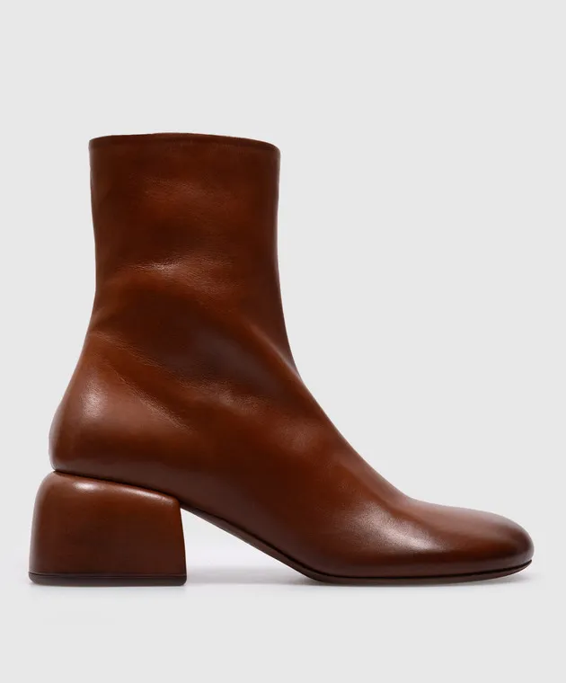 Marsell Basata brown leather ankle boots