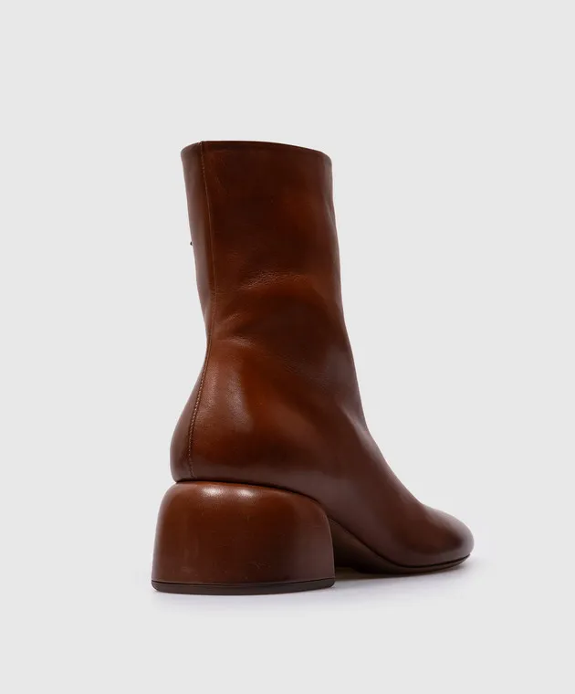 Marsell Basata brown leather ankle boots
