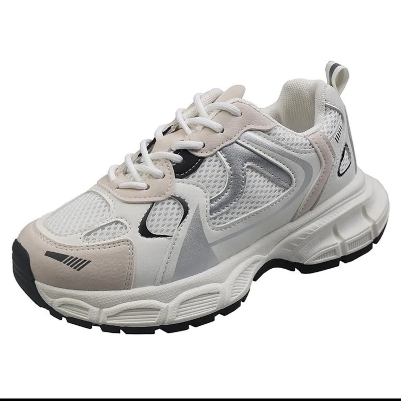 Mesh zapatos deportivos transpirables, nuevos zapatos para mujeres casuales de mujer tejida de moscas, zapatos de mujer de moda 