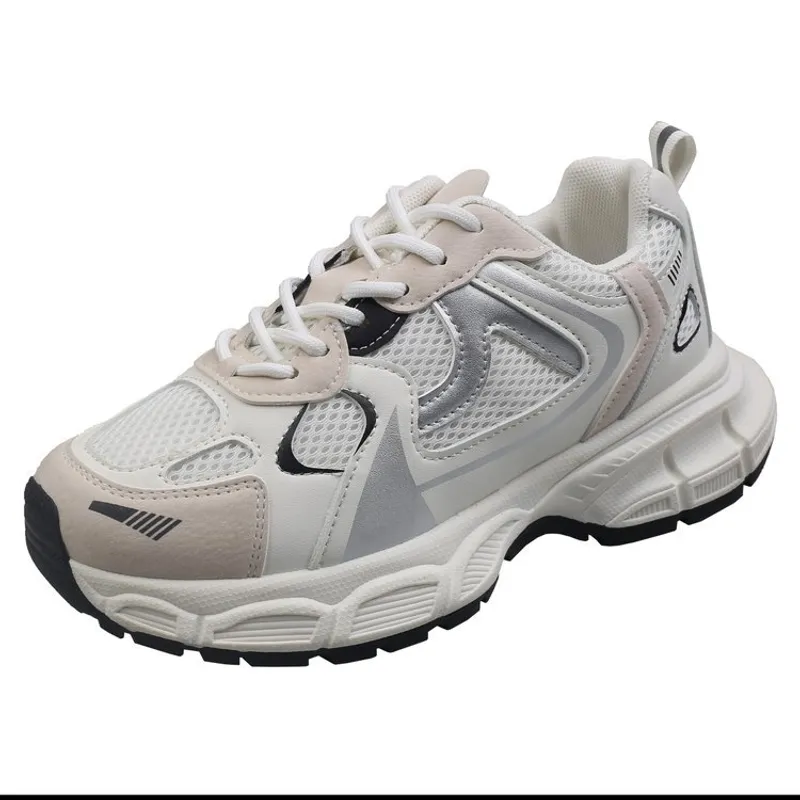 Mesh zapatos deportivos transpirables, nuevos zapatos para mujeres casuales de mujer tejida de moscas, zapatos de mujer de moda 
