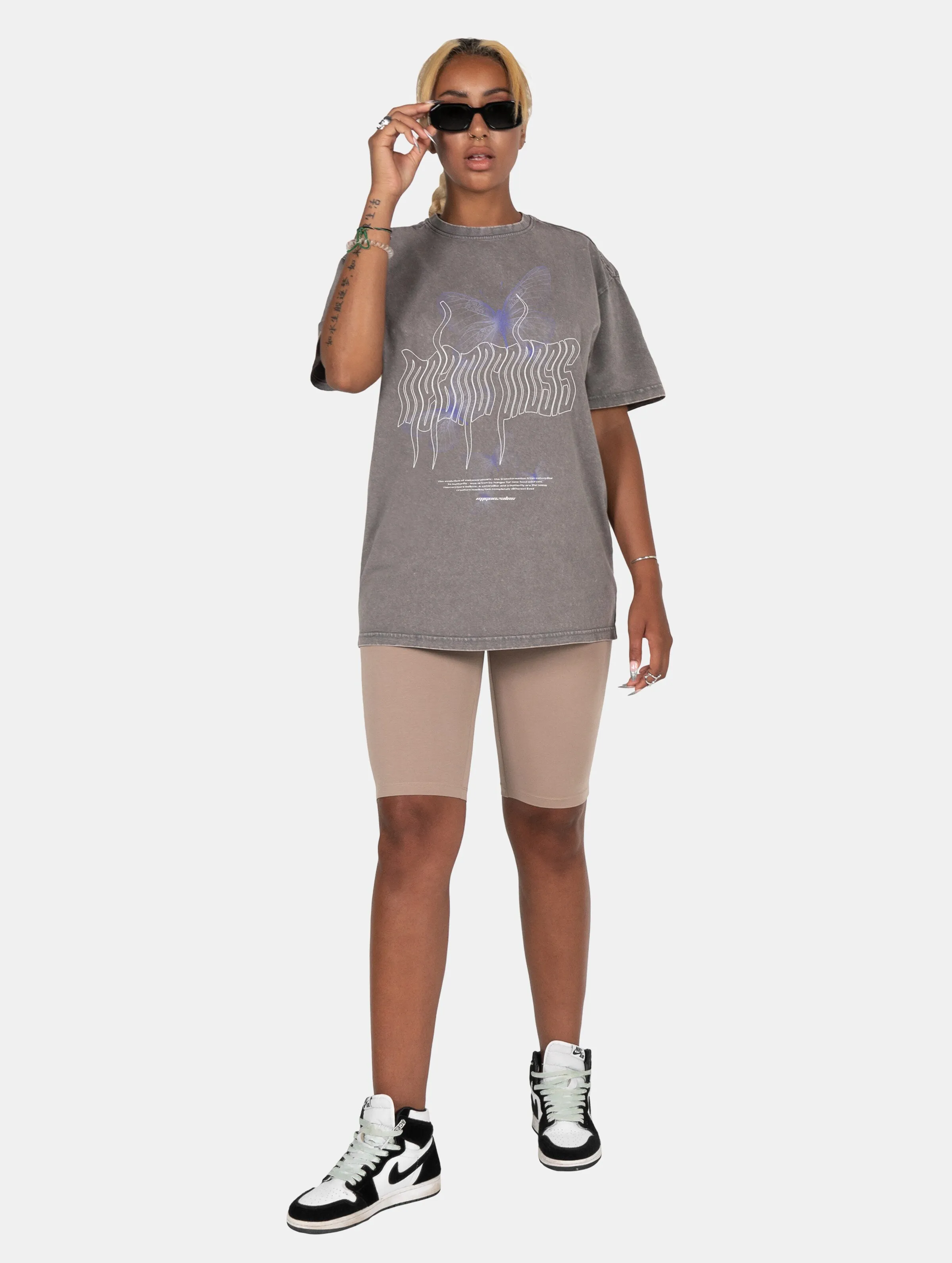 MJ GONZALES LADIES METAMORPHOSE V5 ACID WASHED HEAVY OVERSIZED TSHIRTS