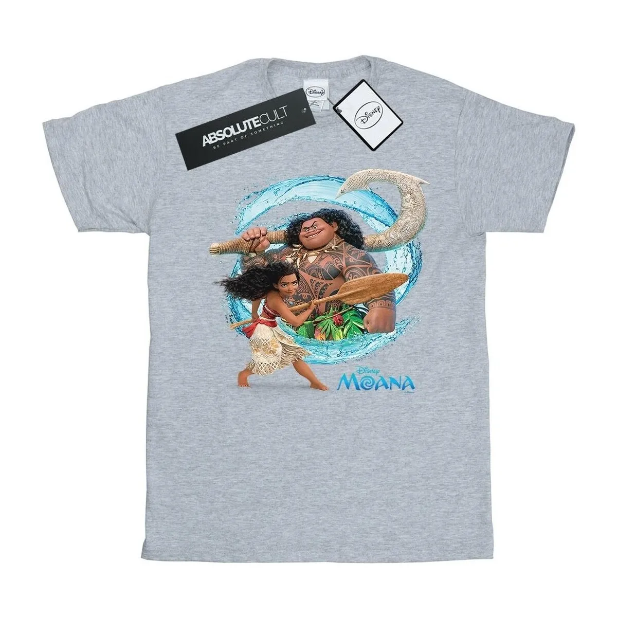 Moana And Maui Wave