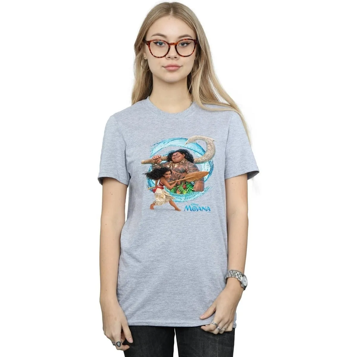 Moana And Maui Wave
