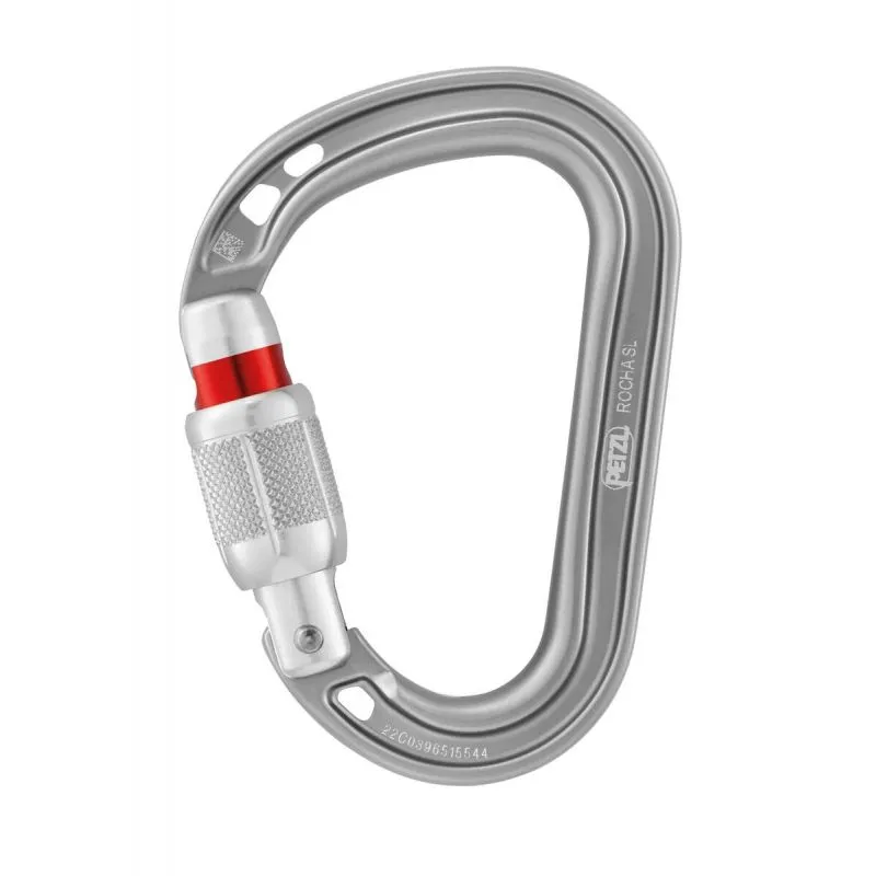 Mosquetón PETZL Rocha Screw Lock (GRIS)