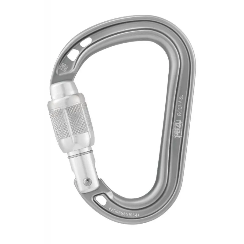 Mosquetón PETZL Rocha Screw Lock (GRIS)