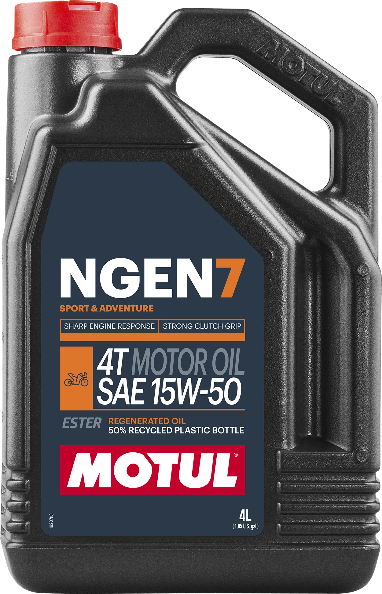 Motul NGEN7 4T 4L + Lata Residuos de Aceite Proworks + 100 guantes de nitrilo Proworks GRATIS