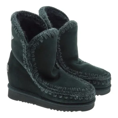 MOUBotas australianas cuña adorno placa logo Mou Inner Wedge Short Eagle Path