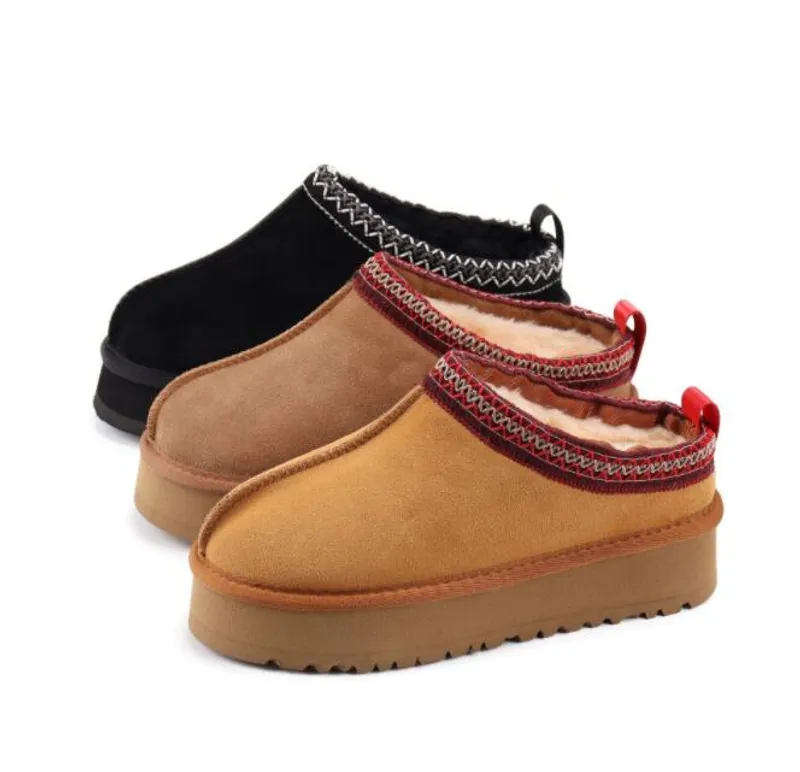 Mujeres clásicas plataforma de tazz zapatillas botas de nieve mantenga bota cálida suave y cómoda peluche botas casuales hermoso