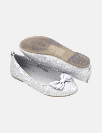 NoName Bailarina plateada brillo
