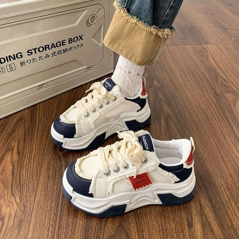 Nuevo diseño zapatos casuales para mujer zapatos deportivos versátiles azules envío gratis