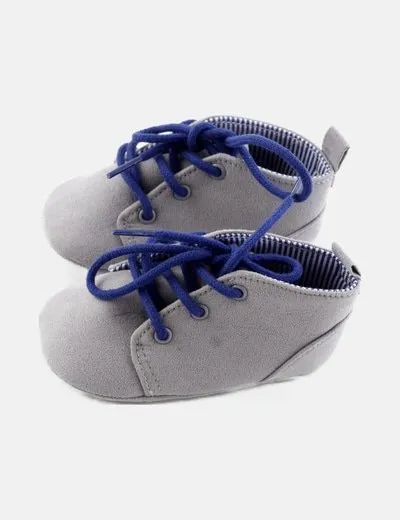 Obaïbi Zapato gris cordones