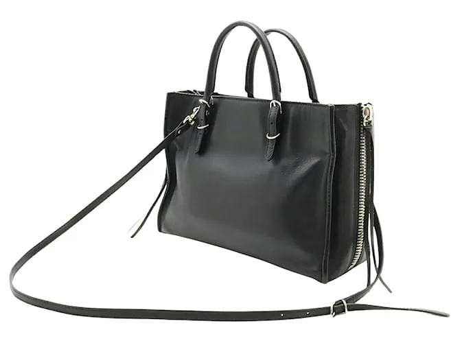 PAPEL A Balenciaga6 ZIP alrededor Negro 
